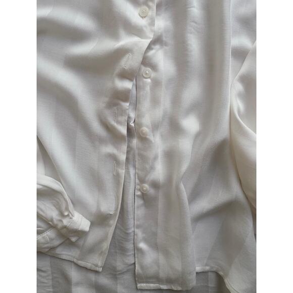 ✨ TOMMY HILFIGER White Viscose Blouse – Size S ✨ - Picture 4 of 7